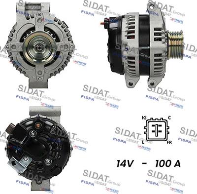 Sidat A12DE0211A2 - Alternator www.molydon.hr