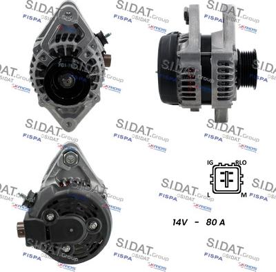 Sidat A12DE0239 - Alternator www.molydon.hr