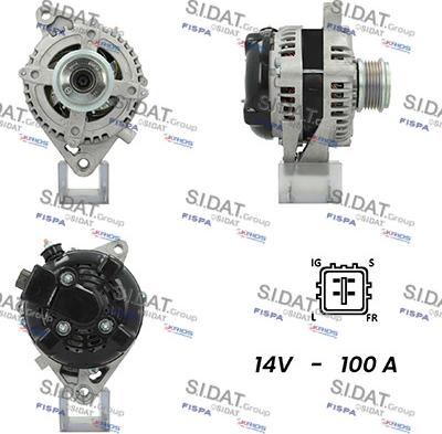 Sidat A12DE0238A2 - Alternator www.molydon.hr