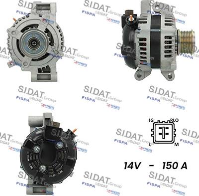 Sidat A12DE0237A2 - Alternator www.molydon.hr