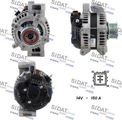 Sidat A12DE0237 - Alternator www.molydon.hr