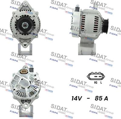 Sidat A12DE0710A2 - Alternator www.molydon.hr