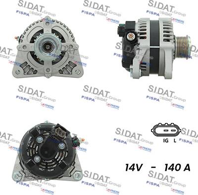 Sidat A12DE0711A2 - Alternator www.molydon.hr