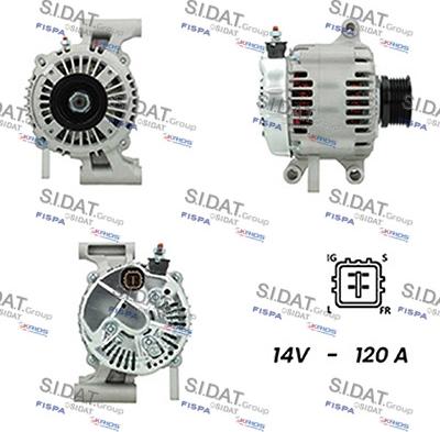 Sidat A12DE1041A2 - Alternator www.molydon.hr