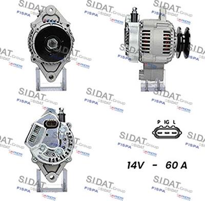 Sidat A12DE1073A2 - Alternator www.molydon.hr