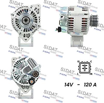 Sidat A12DE1111A2 - Alternator www.molydon.hr