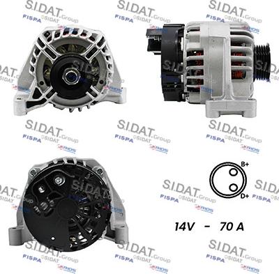 Sidat A12DE1139A2 - Alternator www.molydon.hr