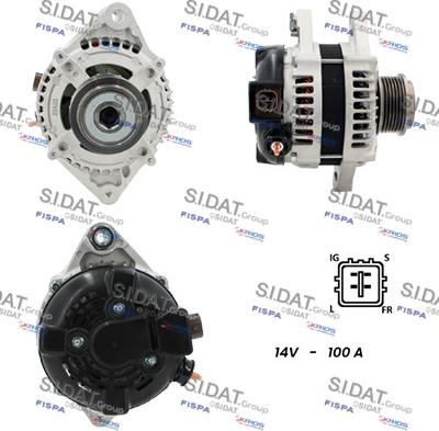 Sidat A12DE1213A2 - Alternator www.molydon.hr