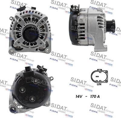 Sidat A12DE1238 - Alternator www.molydon.hr