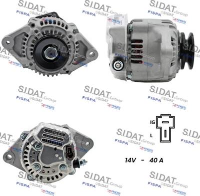 Sidat A12DE1224A2 - Alternator www.molydon.hr