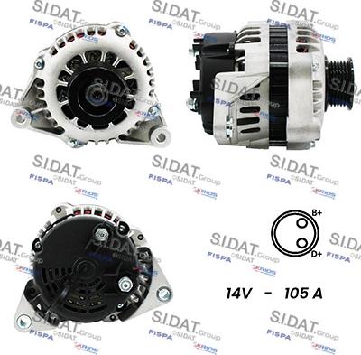 Sidat A12DR0109A2 - Alternator www.molydon.hr