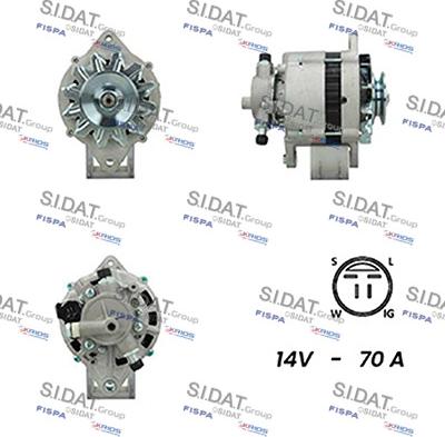 Sidat A12HT0354A2 - Alternator www.molydon.hr