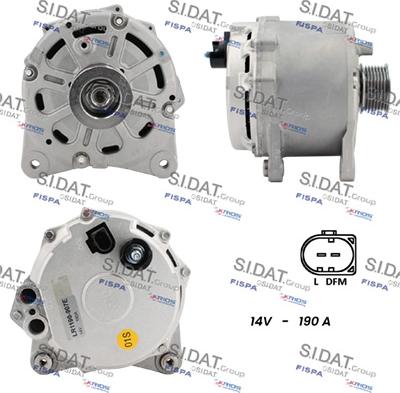 Sidat A12HT1257 - Alternator www.molydon.hr