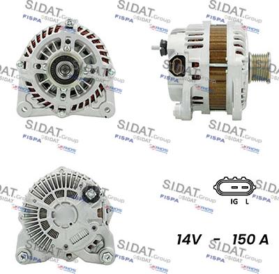 Sidat A12MH0695A2 - Alternator www.molydon.hr