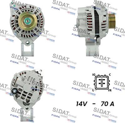 Sidat A12MH0210A2 - Alternator www.molydon.hr