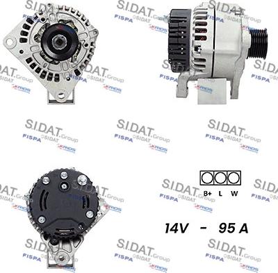 Sidat A12ML0596 - Alternator www.molydon.hr