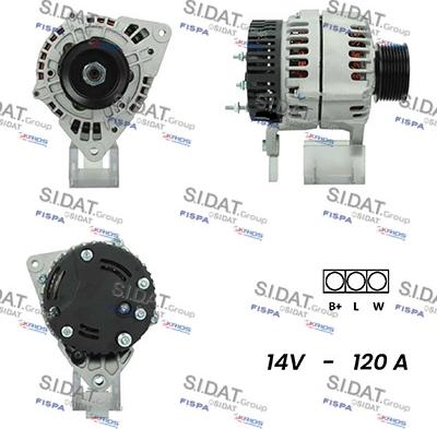 Sidat A12ML0318A2 - Alternator www.molydon.hr