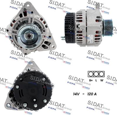 Sidat A12ML0318 - Alternator www.molydon.hr