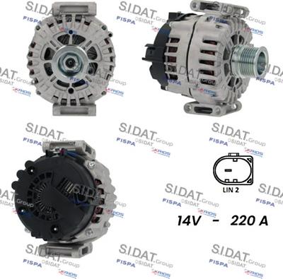 Sidat A12VA0971 - Alternator www.molydon.hr