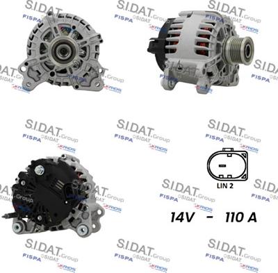 Sidat A12VA0534 - Alternator www.molydon.hr