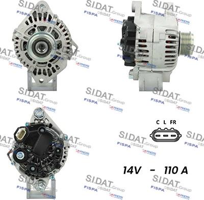 Sidat A12VA0676 - Alternator www.molydon.hr