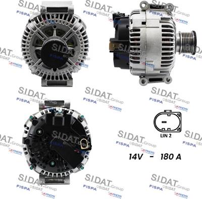 Sidat A12VA0047 - Alternator www.molydon.hr