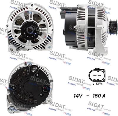 Sidat A12VA0053A2 - Alternator www.molydon.hr