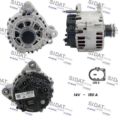 Sidat A12VA0866 - Alternator www.molydon.hr