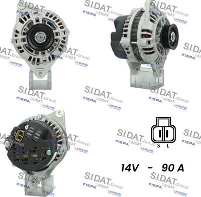 Sidat A12VA0360 - Alternator www.molydon.hr