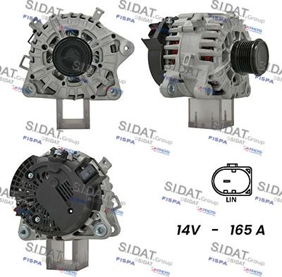 Sidat A12VA0309 - Alternator www.molydon.hr