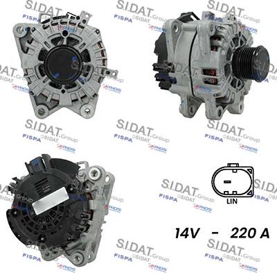 Sidat A12VA0304A2 - Alternator www.molydon.hr