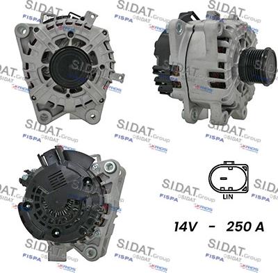 Sidat A12VA0308A2 - Alternator www.molydon.hr