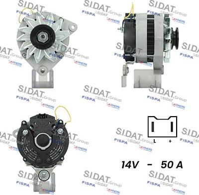 Sidat A12VA0288A2 - Alternator www.molydon.hr