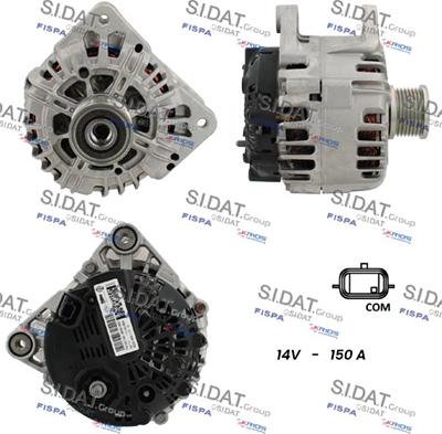 Sidat A12VA1250 - Alternator www.molydon.hr