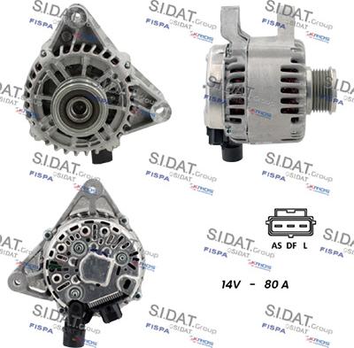 Sidat A12VS0021 - Alternator www.molydon.hr