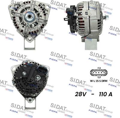 Sidat A24BH0043 - Alternator www.molydon.hr