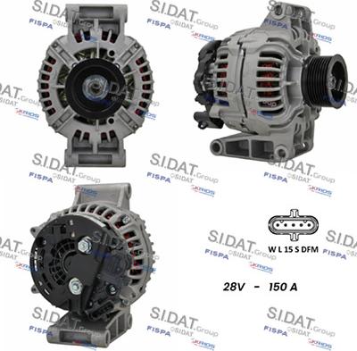 Sidat A24BH0055 - Alternator www.molydon.hr