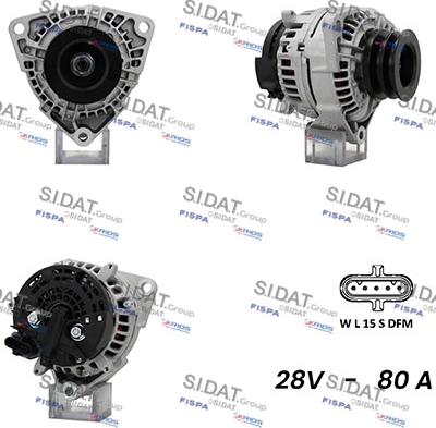 Sidat A24BH0052AS - Alternator www.molydon.hr