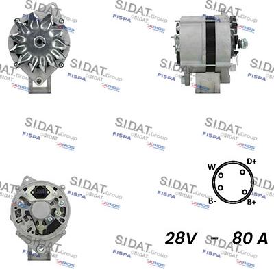 Sidat A24BH0061 - Alternator www.molydon.hr