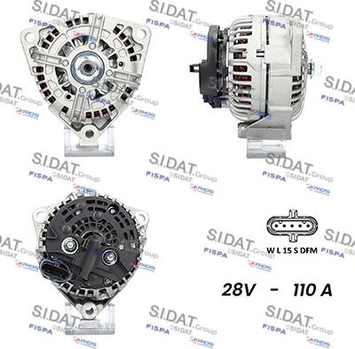 Sidat A24BH0011AS - Alternator www.molydon.hr