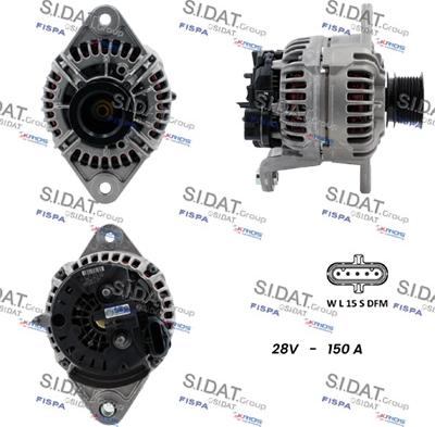 Sidat A24BH0169 - Alternator www.molydon.hr