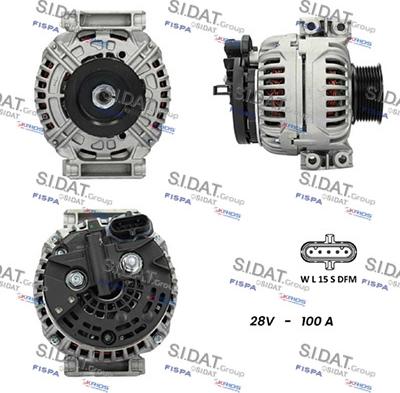 Sidat A24BH0107 - Alternator www.molydon.hr