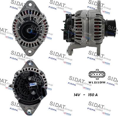 Sidat A24BH0171 - Alternator www.molydon.hr