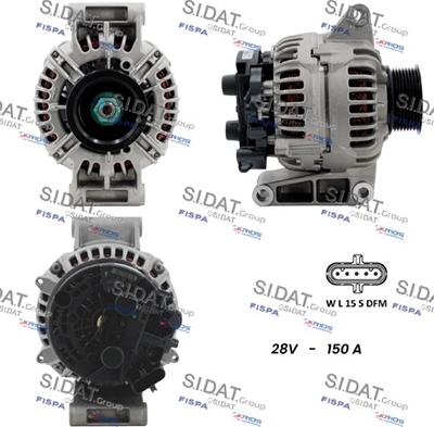 Sidat A24BH0177 - Alternator www.molydon.hr