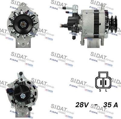 Sidat A24HT0120A2 - Alternator www.molydon.hr