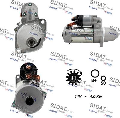 Sidat S12BH0955 - Starter www.molydon.hr