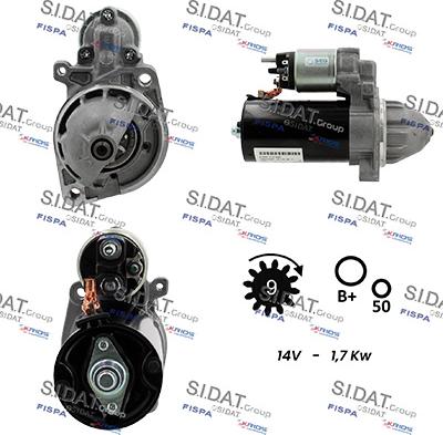 Sidat S12BH0950 - Starter www.molydon.hr