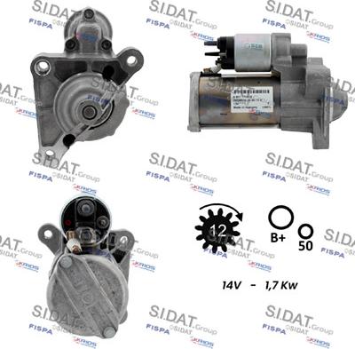 Sidat S12BH0936 - Starter www.molydon.hr