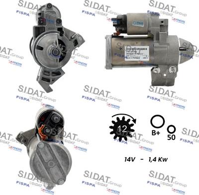 Sidat S12BH0932 - Starter www.molydon.hr