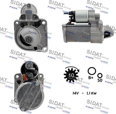 Sidat S12BH0937 - Starter www.molydon.hr